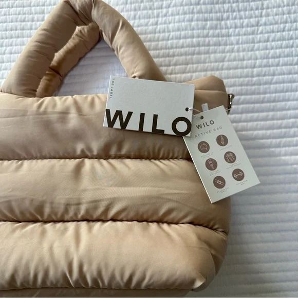 Wilo The Label Mini Puffer Active Tote Bag with Straps - Picture 3 of 13